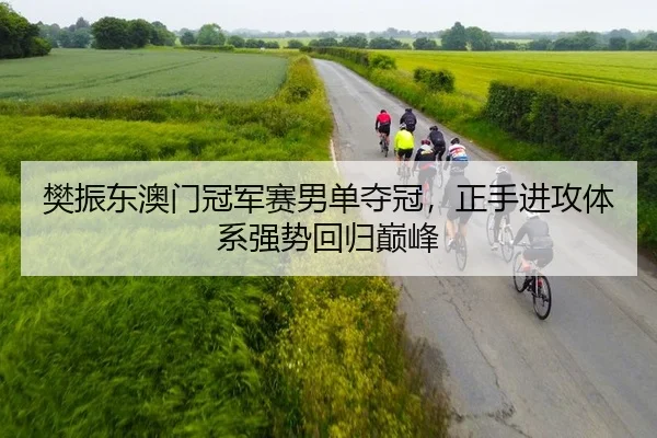 樊振东澳门冠军赛男单夺冠，正手进攻体系强势回归巅峰